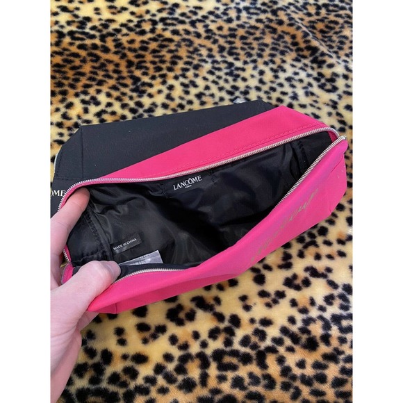 2X Lancome Makeup Bag Lash Wink Travel Bag Black - Picture 3 of 8